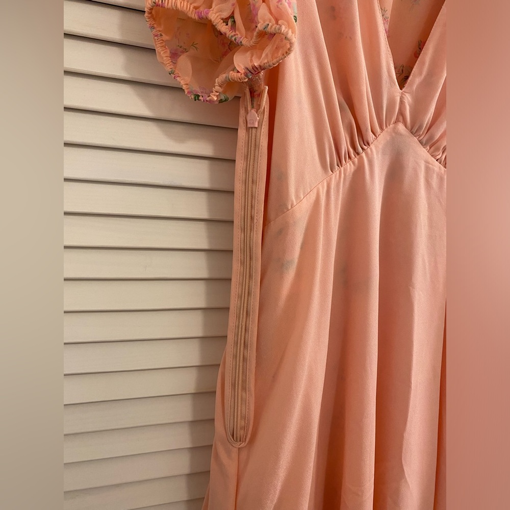 LoveShackFancy For Target Pink/Peachy Fleur Dress Size 2 - Picture 9 of 14
